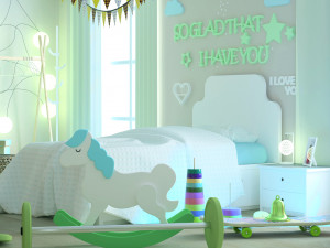 children room 3D Model
