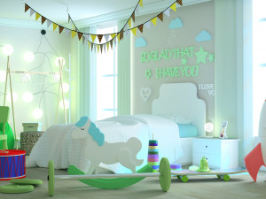 children room Modèle 3D