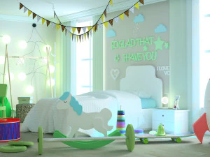children room 3D Model
