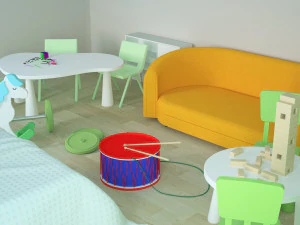 children room 3D Model