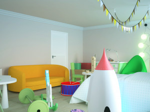 children room Modèle 3D