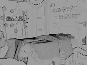 children room 3D Model