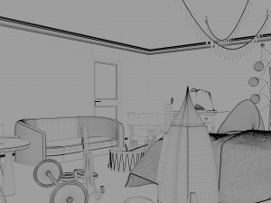 children room Modèle 3D