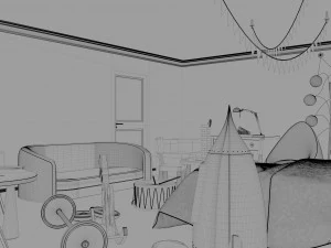 children room 3D Model