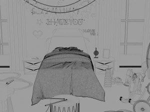 children room 3D Model