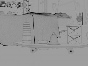 children room Modèle 3D