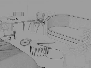 children room 3D Model