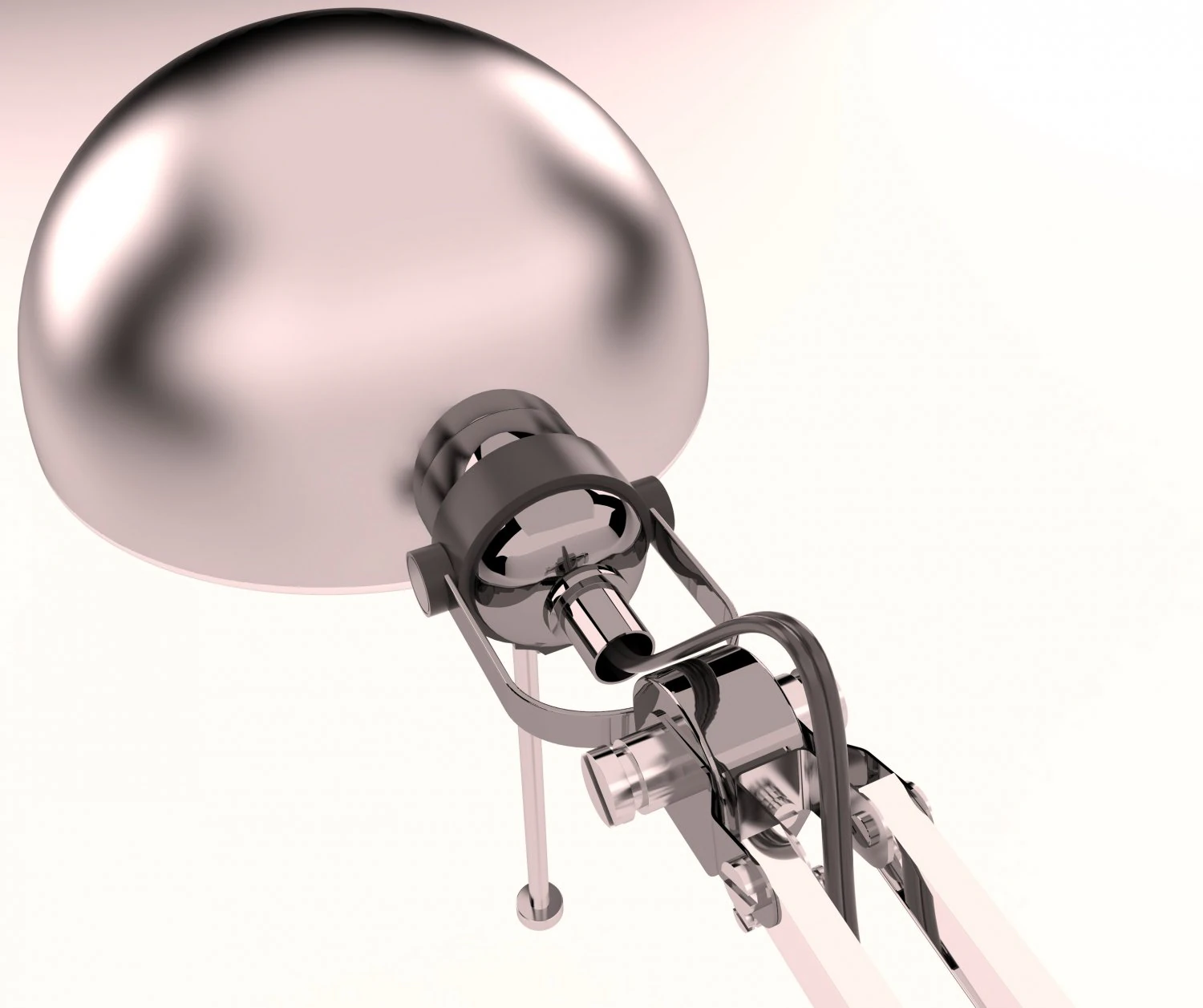 3d metal desk lamp 3D Model .c4d .max .obj .3ds .fbx .stl .blend 