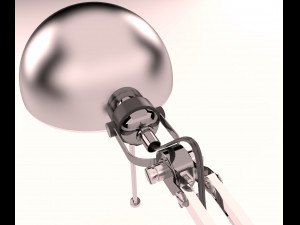 3d metal desk lamp 3D Model