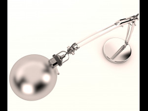 3d metal desk lamp 3D Model