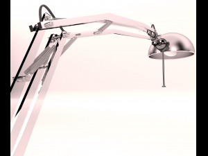 3d metal desk lamp 3D Model