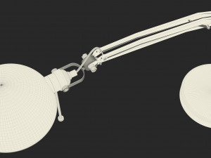 3d metal desk lamp 3D Model