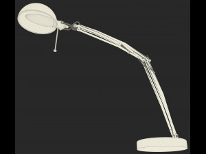 3d metal desk lamp 3D Model