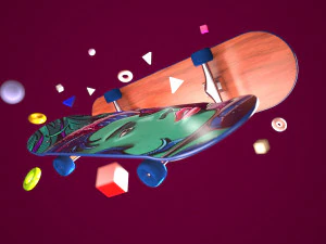 skateboard collection 3D Model