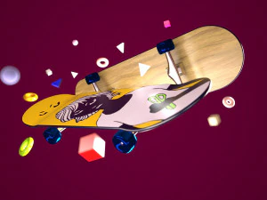skateboard collection 3D Model