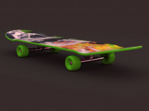 skateboard collection 3D 모델
