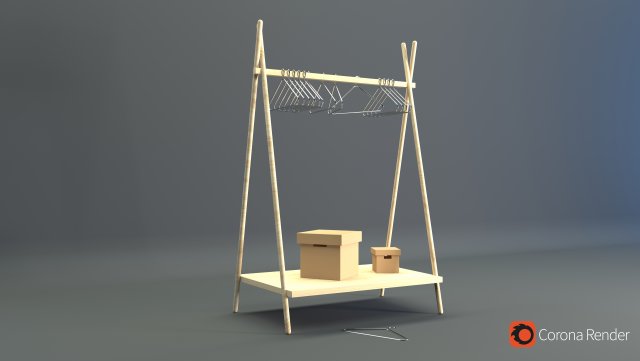hanger Modelo 3D .c4d .max .obj .3ds .fbx .stl .blend 