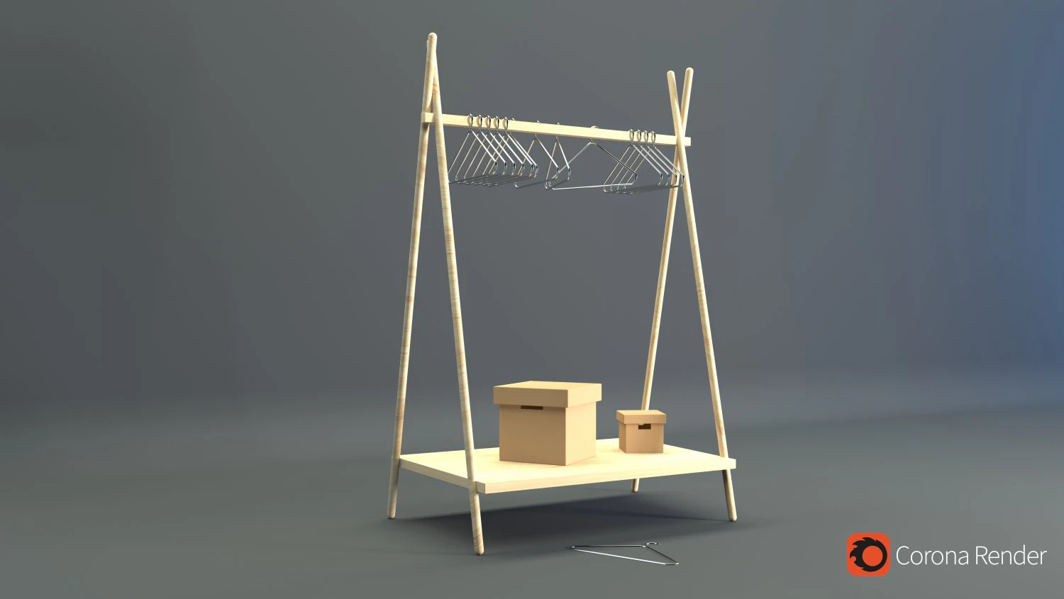 hanger 3D Model .c4d .max .obj .3ds .fbx .stl .blend 