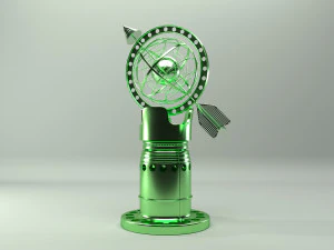 gold world accessory 3D Model