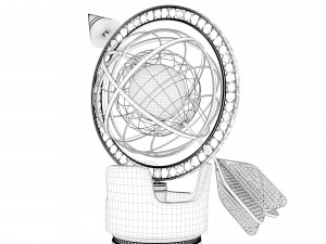 gold world accessory Model 3D