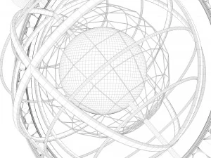gold world accessory 3D Model