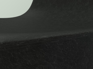 bar leather stool Modèle 3D