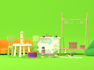 toy collection 3D Model