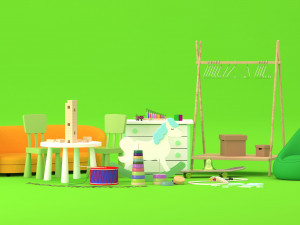 toy collection 3D Model