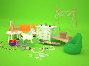 toy collection 3D Model