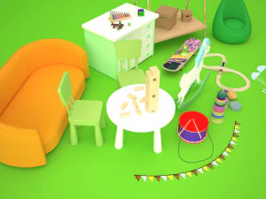 toy collection 3D Model