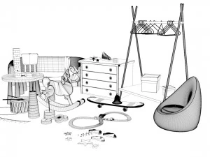 toy collection 3D Model