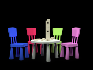 children chair 3D Model