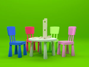 children chair 3D Model