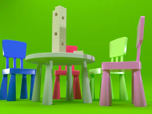 children chair 3D Model