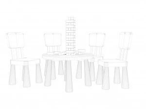 children chair 3D Model