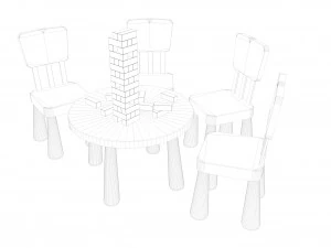 children chair 3D Model