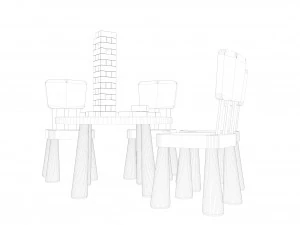 children chair 3D Model