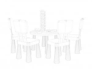 children chair 3D Model