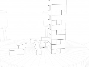 children chair 3D 모델