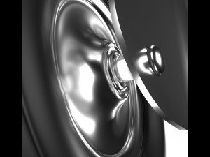 swivel rubber wheel 3D Model