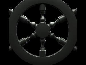 ships rudder wheel 3D Model