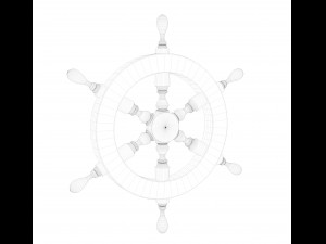 ships rudder wheel 3D-Modell