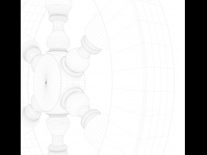 ships rudder wheel 3D-Modell