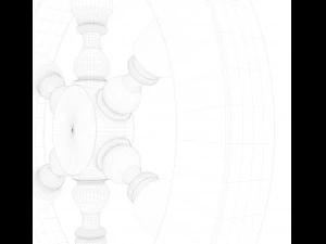ships rudder wheel 3D Model