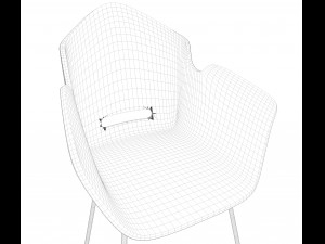 iron chair 3D Модель