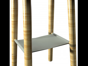 wood commode Modelo 3D