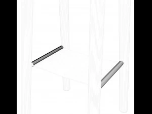 wood commode 3D Model