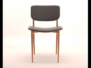 modern leather chair 3D 模型