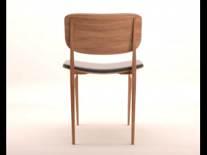 modern leather chair 3D Model