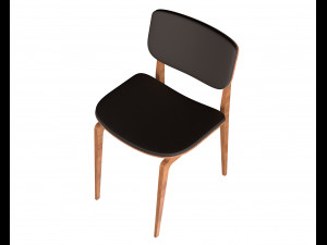modern leather chair 3D 模型